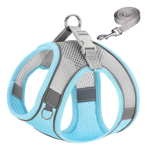 Conjunto De Arnés Y Correa De Nailon Para Perro Chaleco Ref