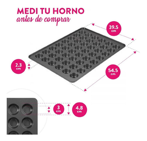 Imagen 1 de 7 de Mini Cupcakes X 48 Mega Molde Wilton Titanweb