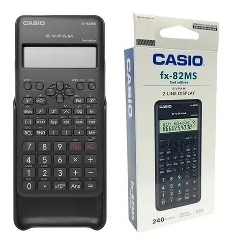 Calculadora Cientifica Casio Fx-82ms Garantia  Amsterdamarg