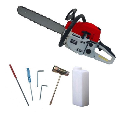 Imagen 4 de 10 de Combo Fiwaki Desmalezadora 52cc 2t Con Motosierra 52cc 2t