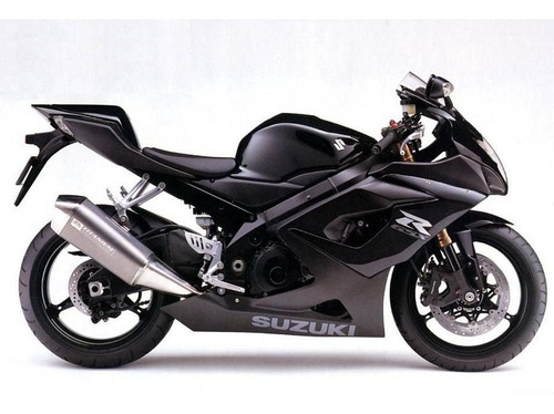 Kit Completo Adesivos Suzuki Gsxr 1000 2005 Preta 10005pt