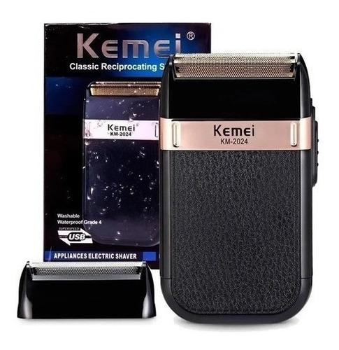 Maquina De Afeitar Cabello Shaver Kemei Km-2024 Inalambrica