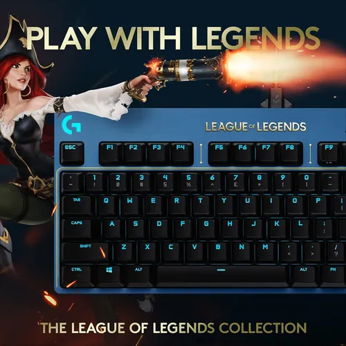 Logitech G Pro Mechanical Gaming Keyboard - Diseño Sin Tenke