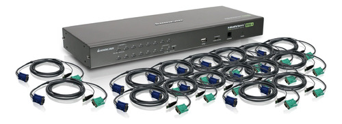 Iogear Conmutador Kvm Combinado Ps/2 De 16 Puertos Usb Con .