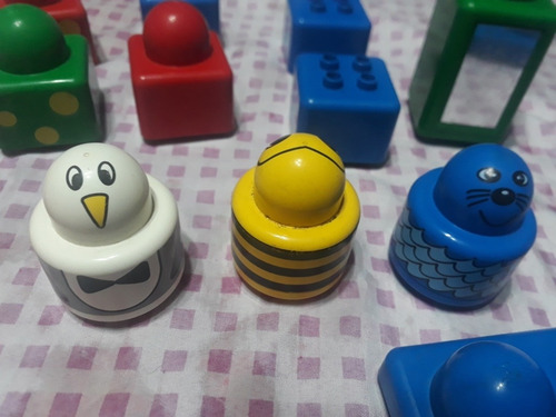 Juego Didactico Duplo En Muy Buen Estado!! Bien Colorido!! (Usado)