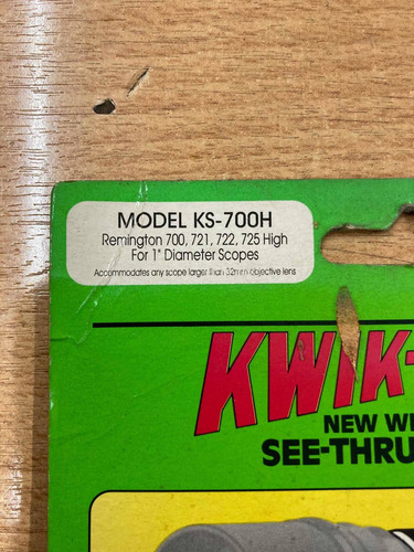 Imagen 4 de 6 de Montaje Y Anilla See Thru Kwik Site Remington 700 1 PLG