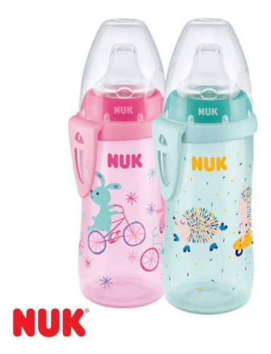 Imagen 5 de 5 de Vaso First Choice Nuk 12m+ Active Cup 300ml Pico Blando