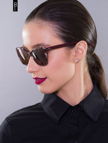 Oculos Ogrife Solar Feminino Og 1908-c Polarizado Original