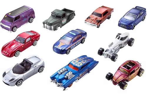 Pacote com 3 Carrinhos Hot Wheels Sortidos - Mattel