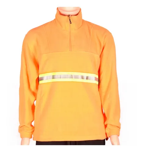 Buzo Polar Con Reflectivo Color Naranja Mundo Trabajo Cuotas