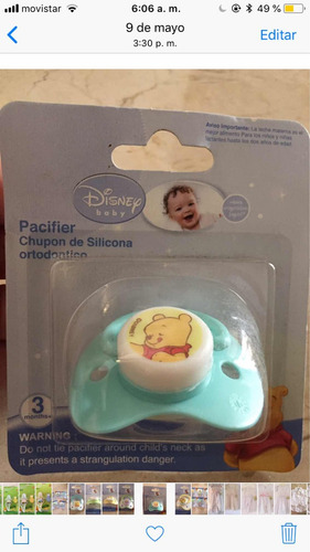Imagen 3 de 4 de Chupon Para Bebe De Silicona