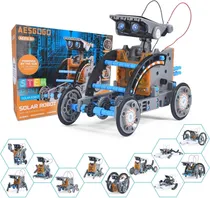 Comprar Stem Projects Kit De Creación De Robots Solares 12 En 1 Jugu