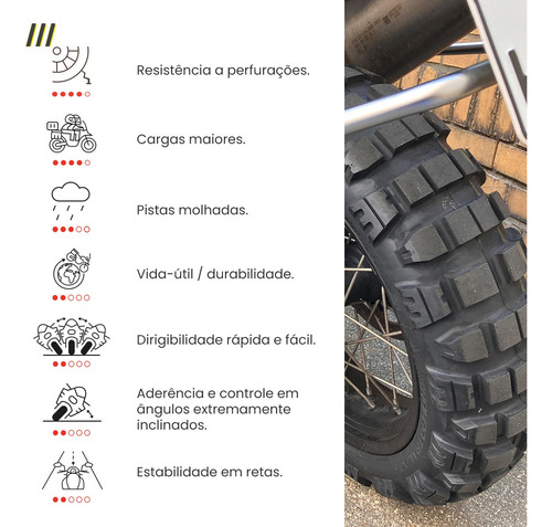 Pneu Traseiro Mitas 140/80 B18 Enduro Trail-xt (e-10) 70t
