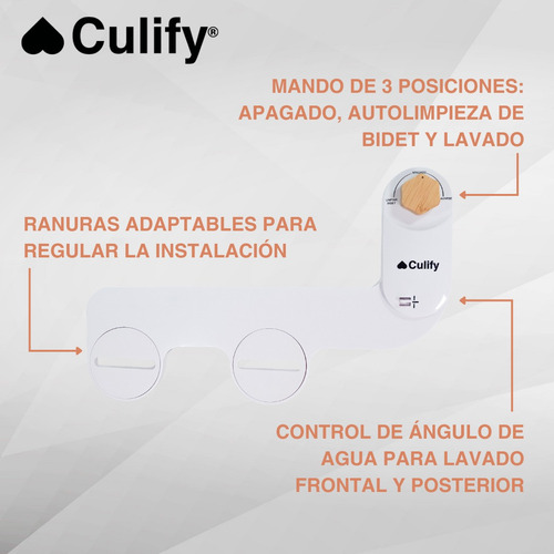 Bide Culify Ducha Árabe Turca Wc Inodoro Kit Completo Bidet