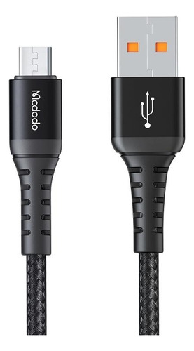 Cable Micro Usb De Carga Y Transmisión 1m Negro