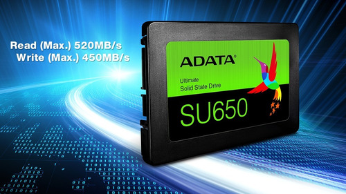 Imagen 6 de 6 de Disco Sólido Ssd Adata Ultimate Su650 Asu650ss-120gt-r 120gb