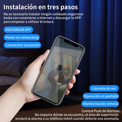 Cámara Baby Monitor Bebes Micrófono Visión Nocturna Blanco
