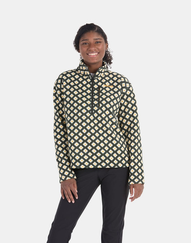 Polar Mujer Marmot W Heavy Drop Line Printed Half Zip Verde