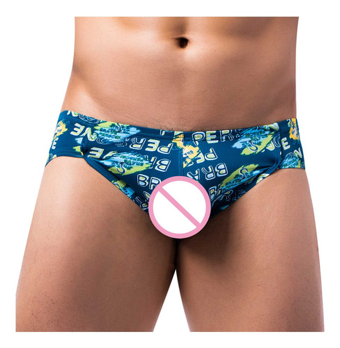 Bragas Transpirables De Cintura Baja Con Estampado Casual De