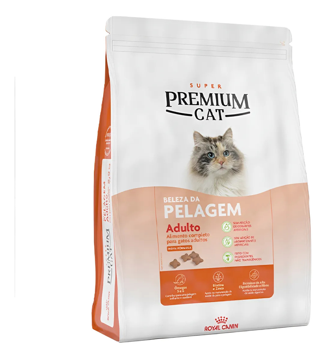 Ração Royal Canin Premium Cat Beleza Pelagem Adulto 7,5kg