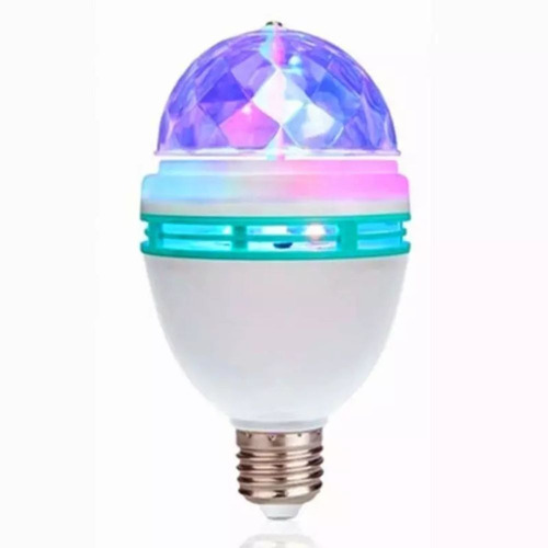 Bombillo Led Proyector Cristal Rgb Fiestas Luces Colores