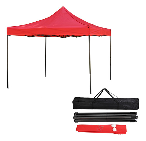 Carpa Toldo 3x3 Plegable Lona Impermeable Bolsa Trasportable