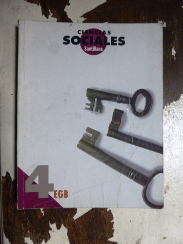 Ciencias Sociales 4 Egb - Santillana - 1997  Muy Buen Estado