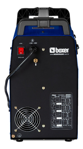 Imagem 7 de 7 de Inversor Solda Mig Flex 160bv Multi Processos Bivolt Boxer - Solda Com E Sem Gas - Eletrodo - Acompanha Tocha Mig 3 Mts