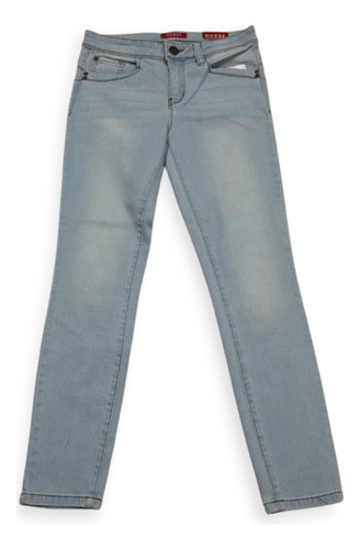 Pantalon Mujer Guess Talla 27 Azul Claro D Mezclilla Stretch (Usado)