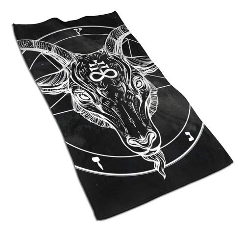 Funda Pentagrama Baphomet Satanico Cabra Simbolo Binario Spa