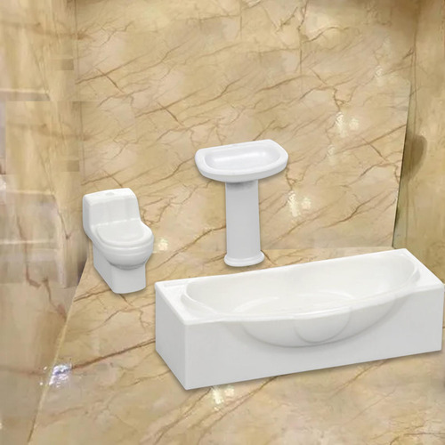 Fregadero, Bañera, Casa De Juguete, Modelo De Inodoro, M
