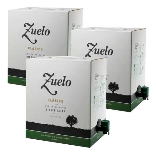 Aceite De Oliva Zuelo Clasico 5lt - Familia Zuccardi X3