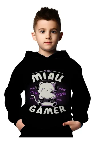 Camiseta Gato Galáctico Camisa r Gamer Gato Galáctico Blusa do Gato  Galáctico clube do miau Menina