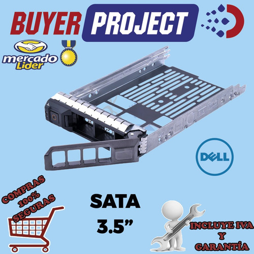 Adaptador Bahia De Disco Duro Servidor Dell Sata 3.5'' Lff