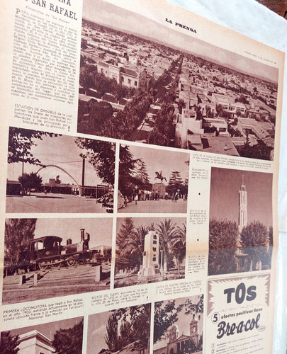 Ciudad De San Rafael En 1960 10 Fotos Mendoza La Prensa (Usado)