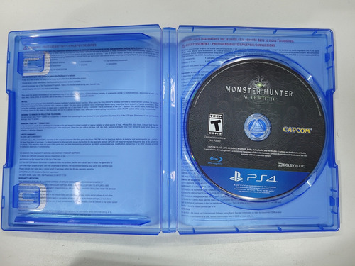 Ps4 Monster Hunter World Físico Ps4 Monster Hunter World (Usado)
