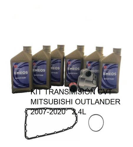 Kit Afinación Cvt 6 Litros Eneos Sintetico Outlander 2007-15