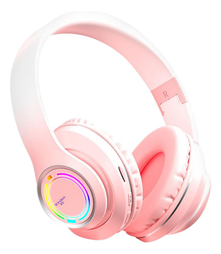 Auriculares Bluetooth Emisores De Luz De Colores Degradados,