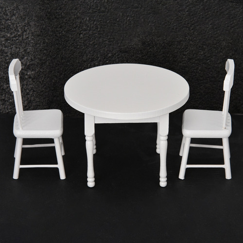 Mesa Dollhouse, Silla, Accesorios Para Casas De Muñecas, Sim