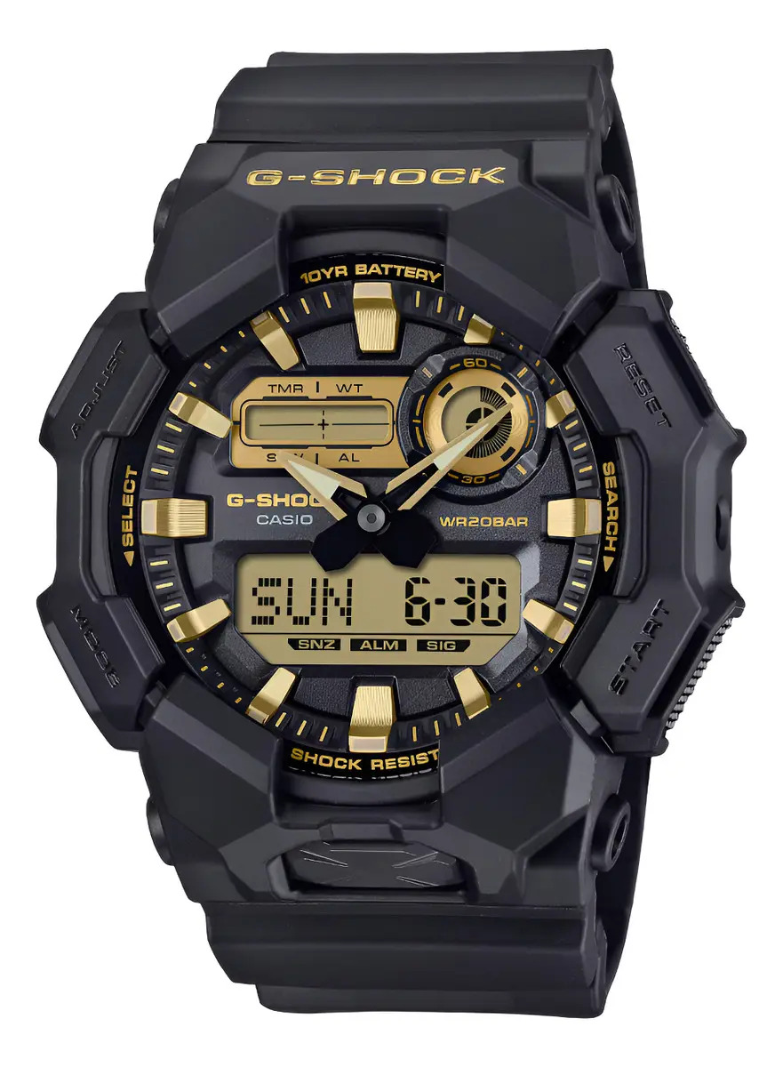 Relógio Casio G-SHOCK Masculino GA-010GB-1A9DR Preto