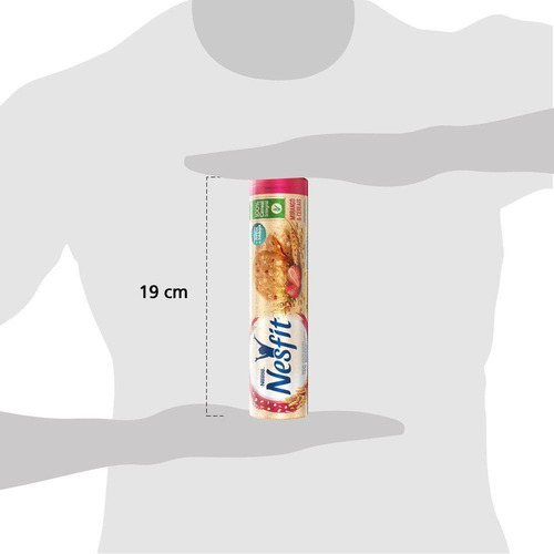 Imagem 4 de 7 de Biscoito Morango E Cereais Nesfit 160g
