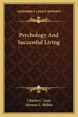 Libro Psychology And Successful Living - Josey, Charles C.