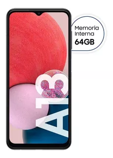 Celular Samsung Galaxy A13 4/64gb Negro Nuevo 3 Cuotas S/i