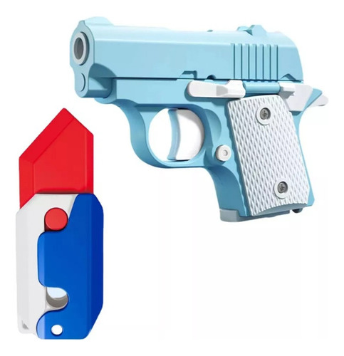 Pistola Fidget Antistress Carrot 3d E Stress With Knife 077