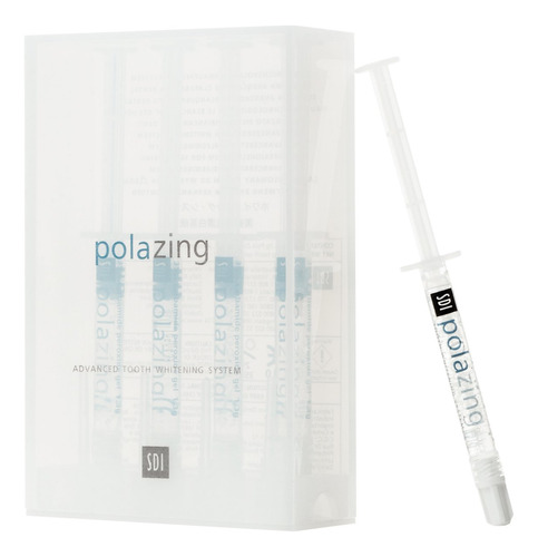 Polazing - Gel Blanqueador Al 35%, Paquete De 4, Menta Verde