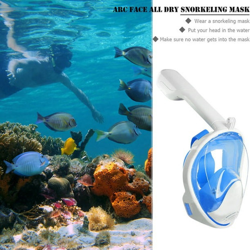 Máscara De Snorkel Buceo Cara Completa $ 30