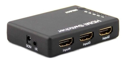 Imagen 5 de 6 de Switch Hdmi Selector 5 Entradas A 1 Salida + Control Remoto