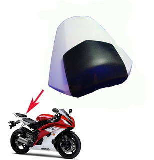 XMT-MOTOR Moto Asiento Trasero Del Pasajero Adecuado para Yamaha YZF-R6 2003-2005