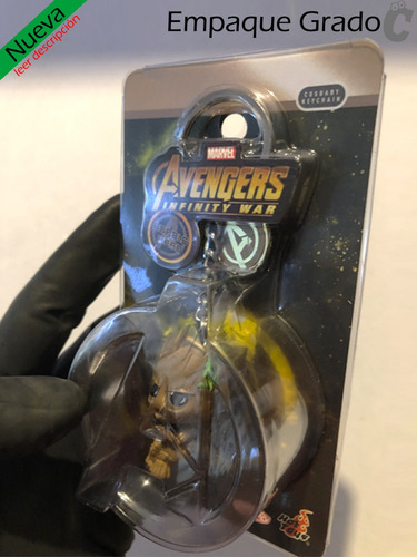 Hot Toys Cosbaby Keychain Groot Infinity War (original) (Usado)