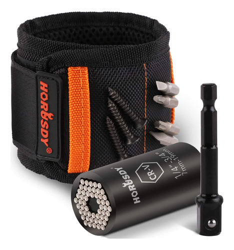 Pulsera Magnética Y Agarre Universal Para Tornillos Clavos